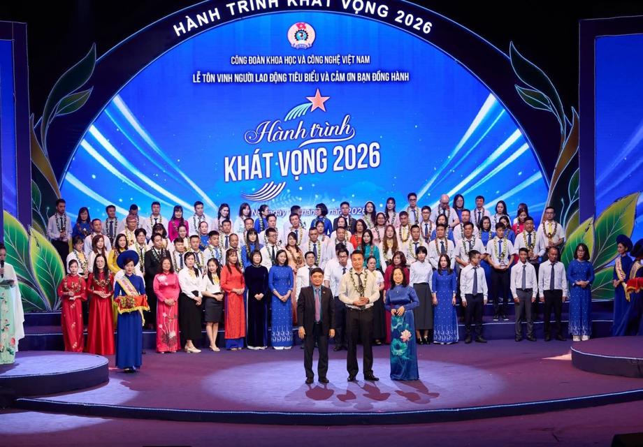 VNPT TECHNOLOGY ĐƯỢC TÔN VINH TẠI “HÀNH TRÌNH KHÁT VỌNG 2026”