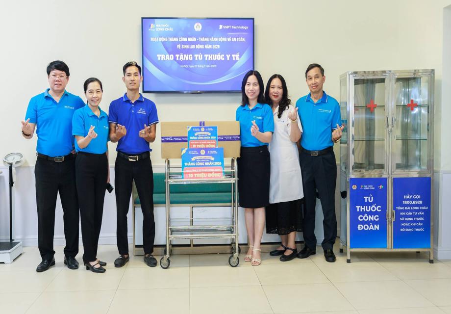 FPT LONG CHÂU ĐỒNG HÀNH CHĂM LO SỨC KHỎE NGƯỜI LAO ĐỘNG VNPT TECHNOLOGY