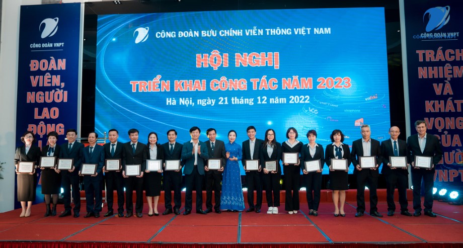 CÔNG ĐOÀN VNPT TECHNOLOGY ĐƯỢC VINH DANH TẠI HỘI NGHỊ CÔNG ĐOÀN VNPT